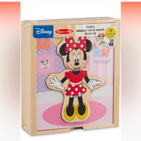 Mellissa and Doug Minnie mouse Wood NWT - Picture 1 of 4